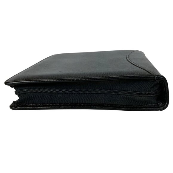 Day Runner Black Genuine Leather Zippered Planner Organizer 8x10 Classic Edition - Picture 6 of 10